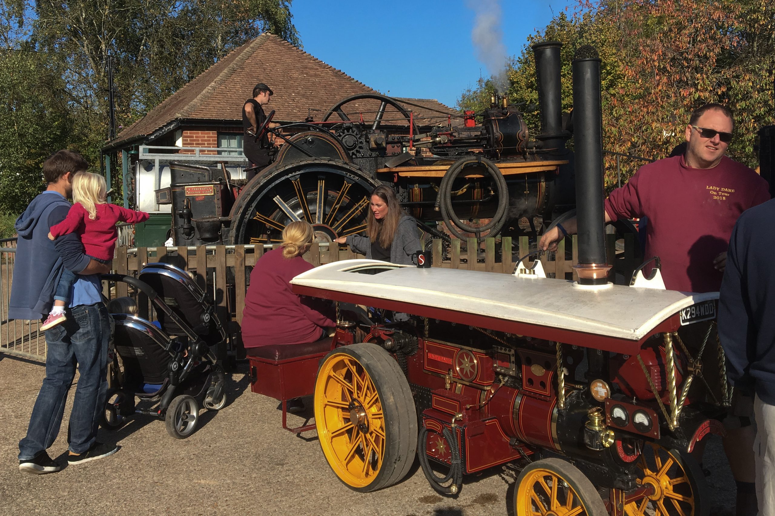 Steam up at The Brickworks Museum